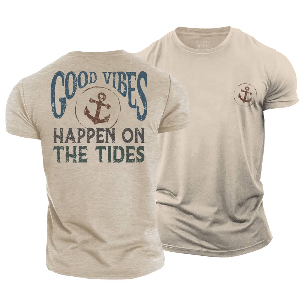 Good Tides Cotton T-Shirt