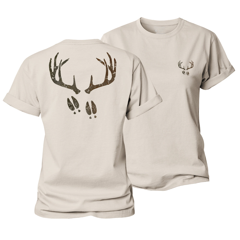 Antler Track Women's Cotton T-Shirt