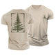 Pine Outline Cotton T-Shirt