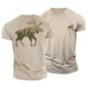Moose Forest Cotton T-Shirt