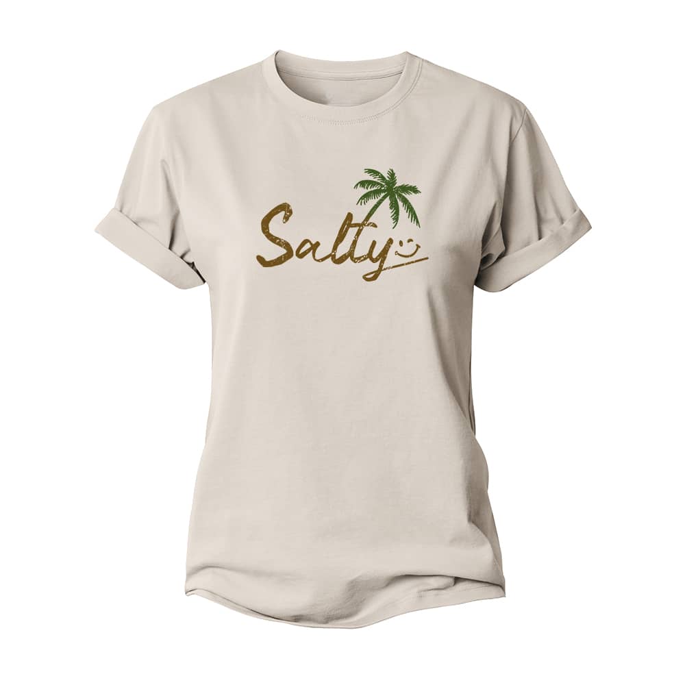 Salty Smiley Women's Cotton T-Shirt