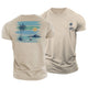 Palm Horizon Cotton T-Shirt