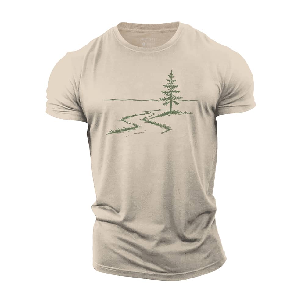 Simple Tree Cotton T-Shirt