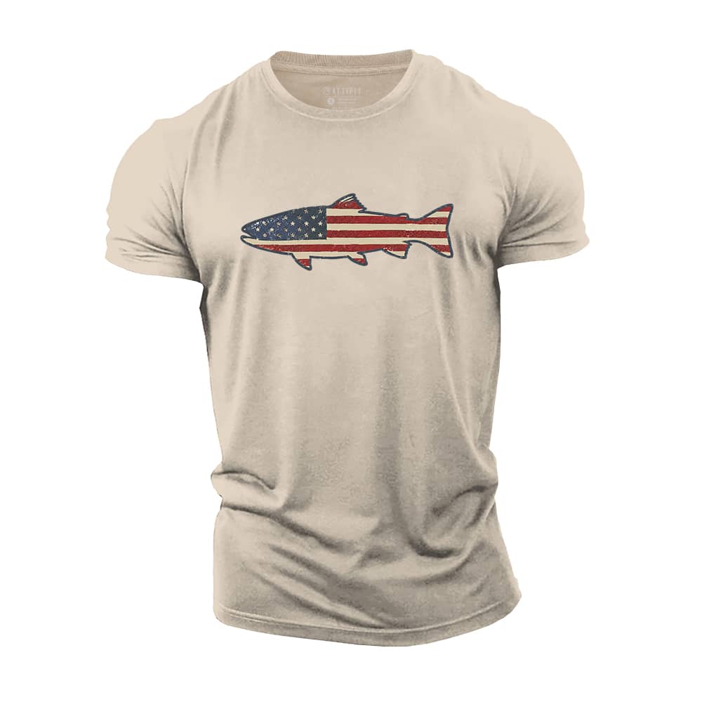 Free Fish Cotton T-Shirt