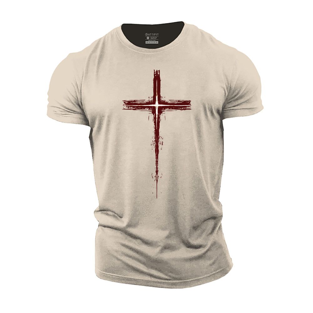 Light of Cross Cotton T-Shirt