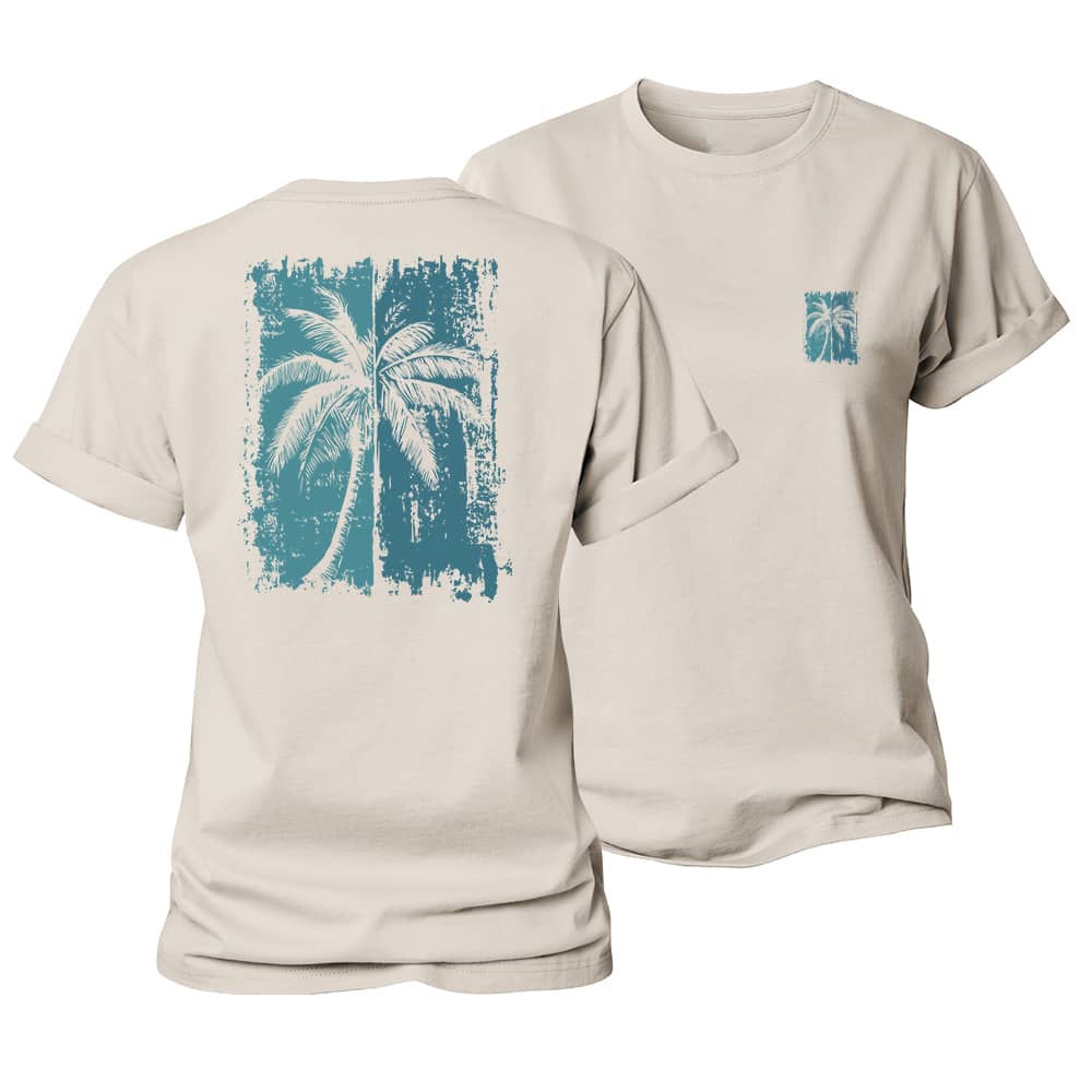 Palm Silhouette Women's Cotton T-Shirt