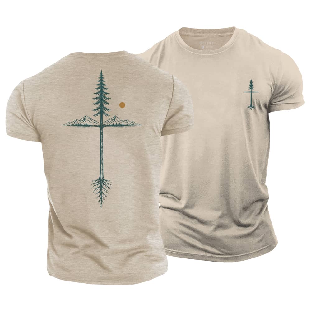 Nature Cross Cotton T-Shirt