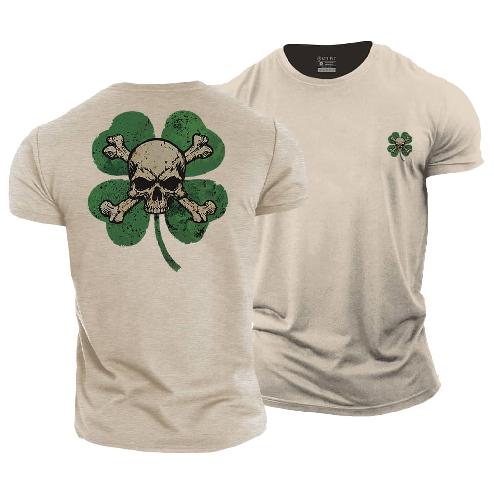 Lucky Skull Cotton T-Shirt