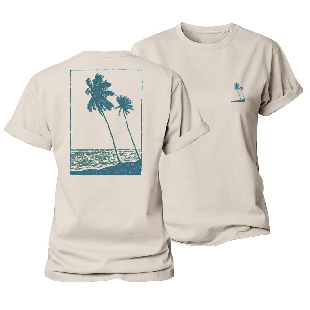 Coastal Palms Women's Cotton T-Shirt