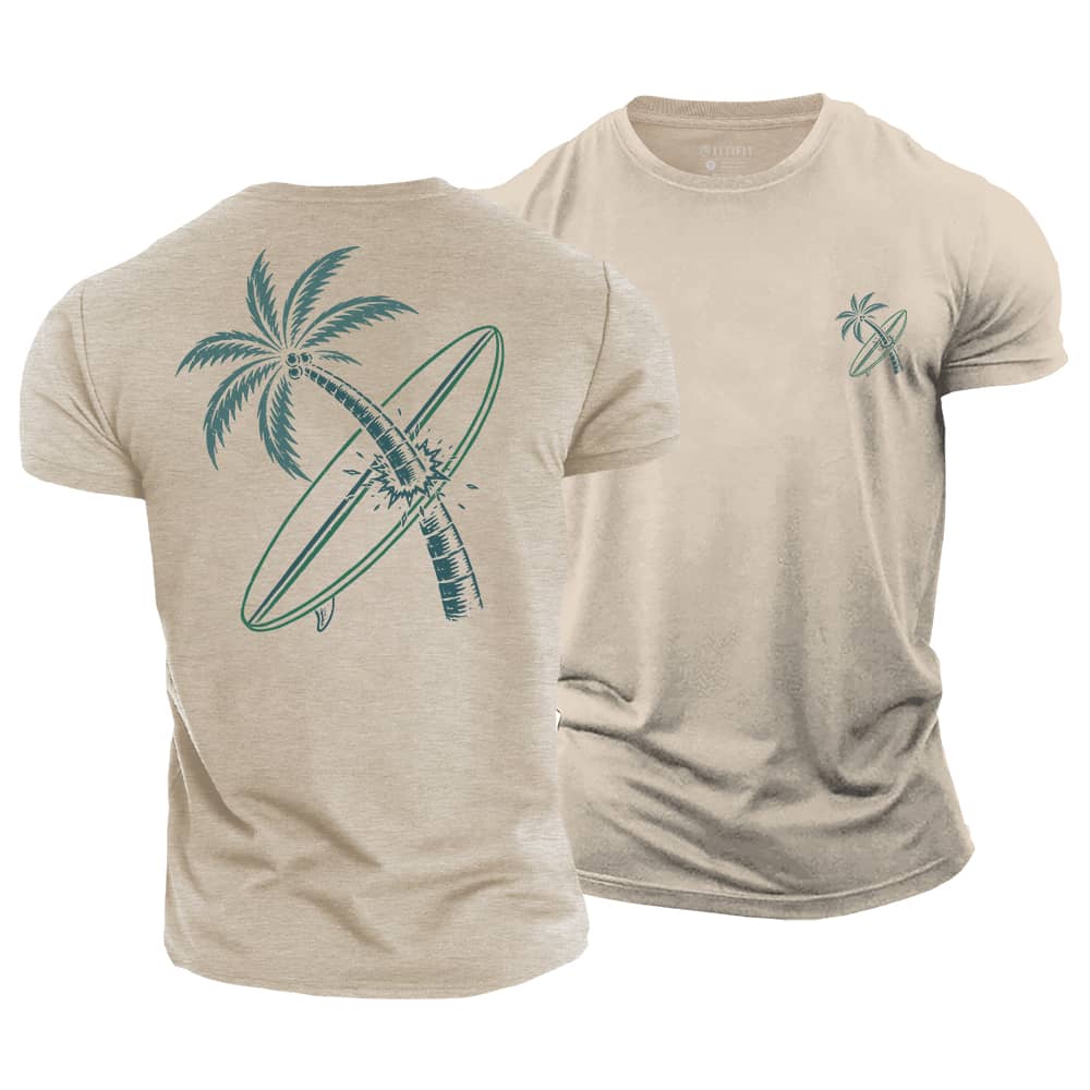 Palm Break Cotton T-Shirt