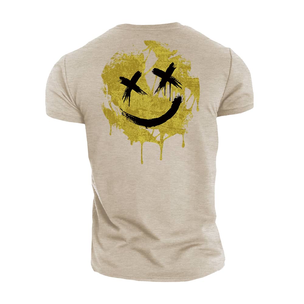 Cracking Smiley Cotton T-Shirt