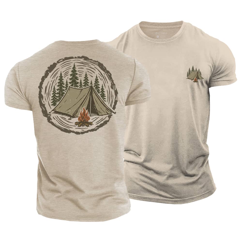 Annual Ring Tent Cotton T-Shirt