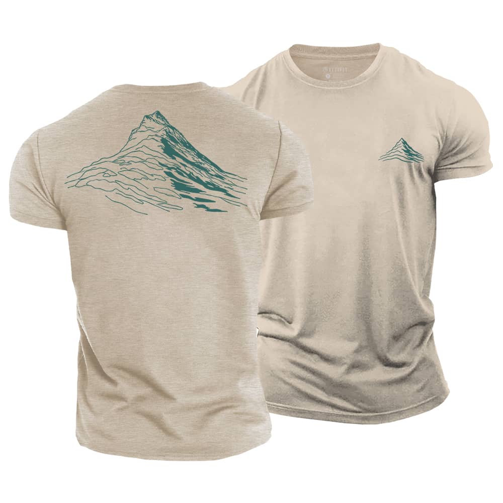 Ridge Lines Cotton T-Shirt