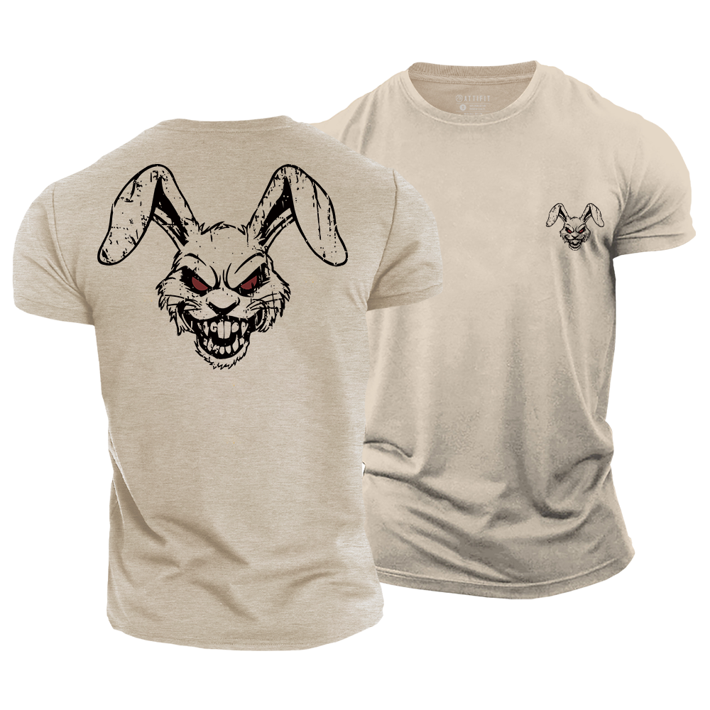 Fierce Rabbit Cotton T-Shirt