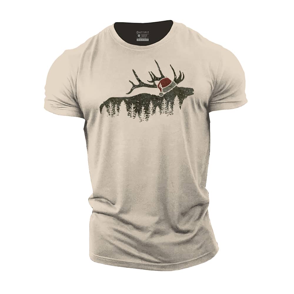 Christmas Wildlife Cotton T-Shirt