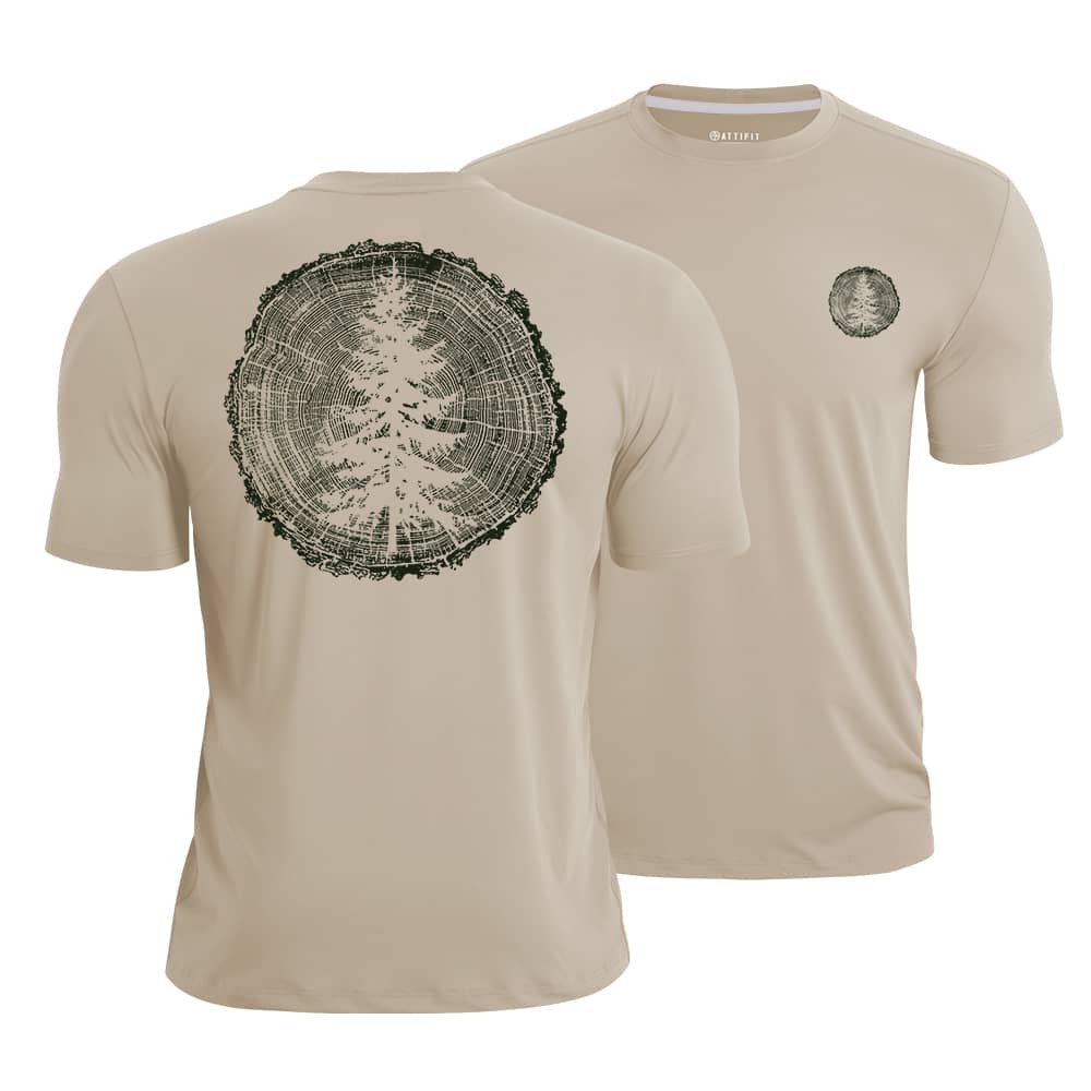 Pine Tree Ring Quick-Dry T-Shirt