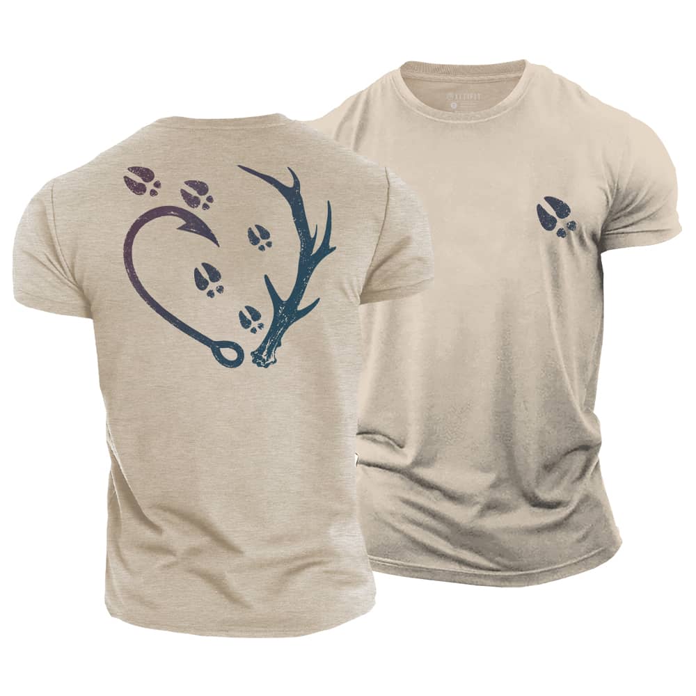 Hook Antler Trail Cotton T-Shirt