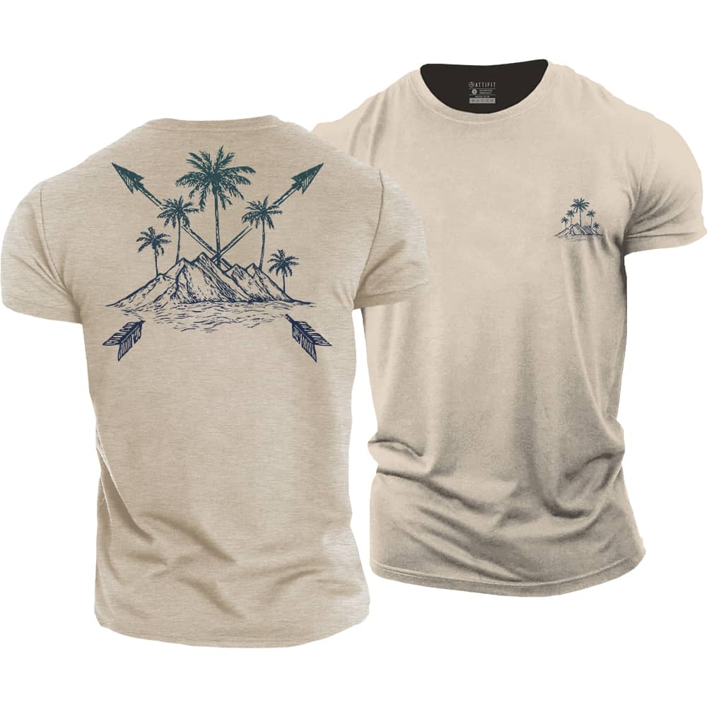 Mountain Palm Cotton T-Shirt