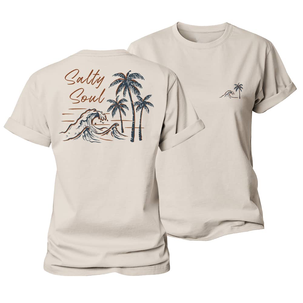 Salty Soul Women's Cotton T-Shirt