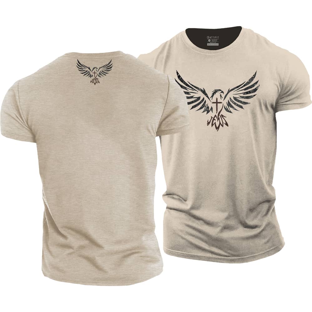 Eagle Jesus Cotton T-Shirt