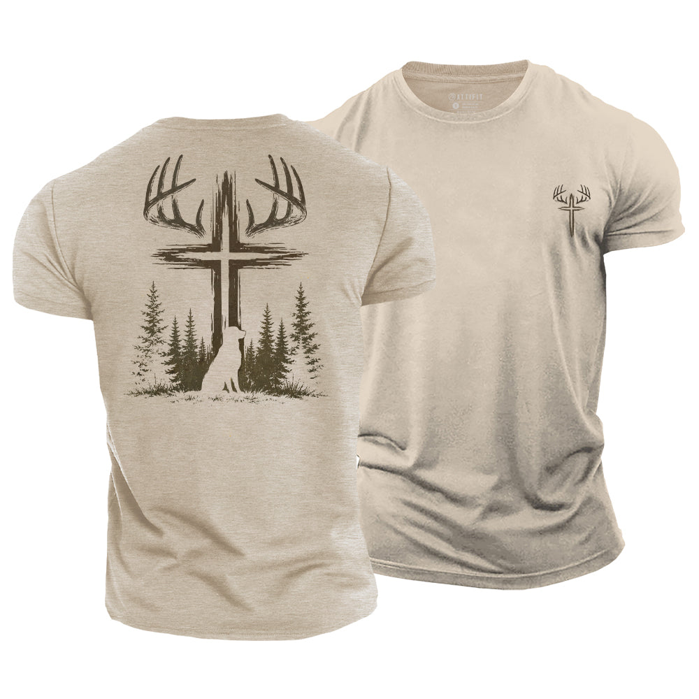 Hunting Faith Cotton T-Shirt