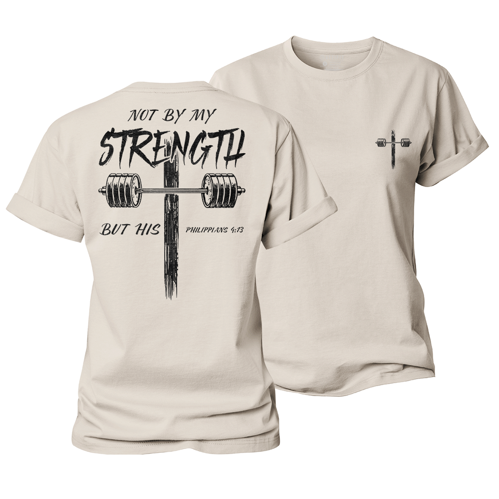 Not by My Strength but His Women's Cotton T-Shirt