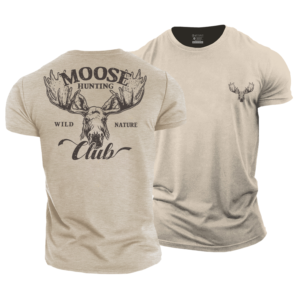 Moose Hunting Club Cotton T-Shirt
