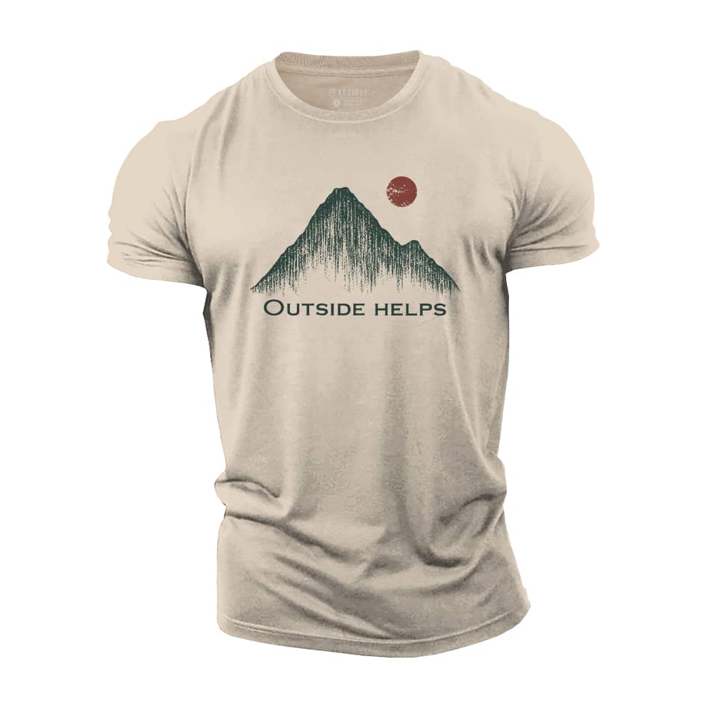 Outside Helps Cotton T-Shirt
