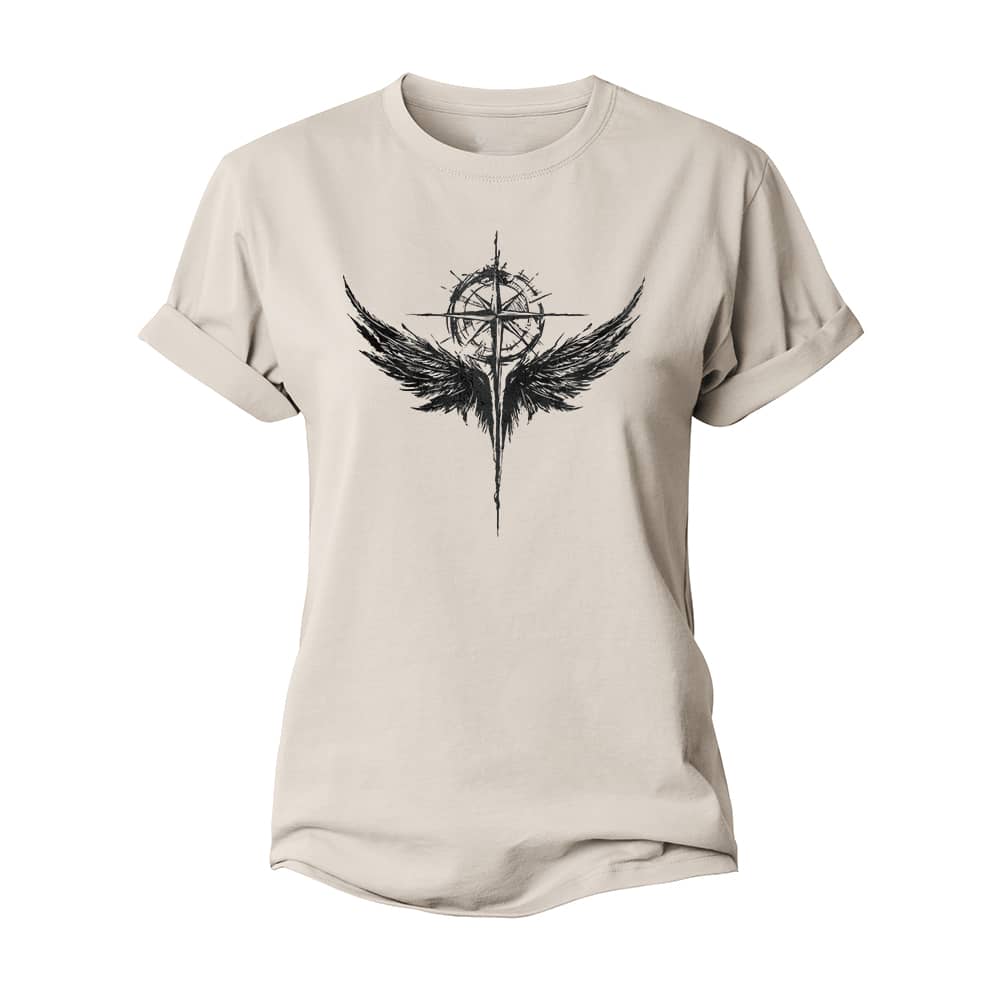 Wings Compass Women's Cotton T-Shirt