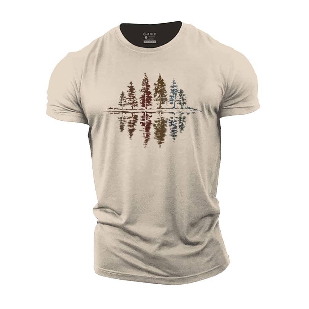 Forest Reflection Cotton T-Shirt