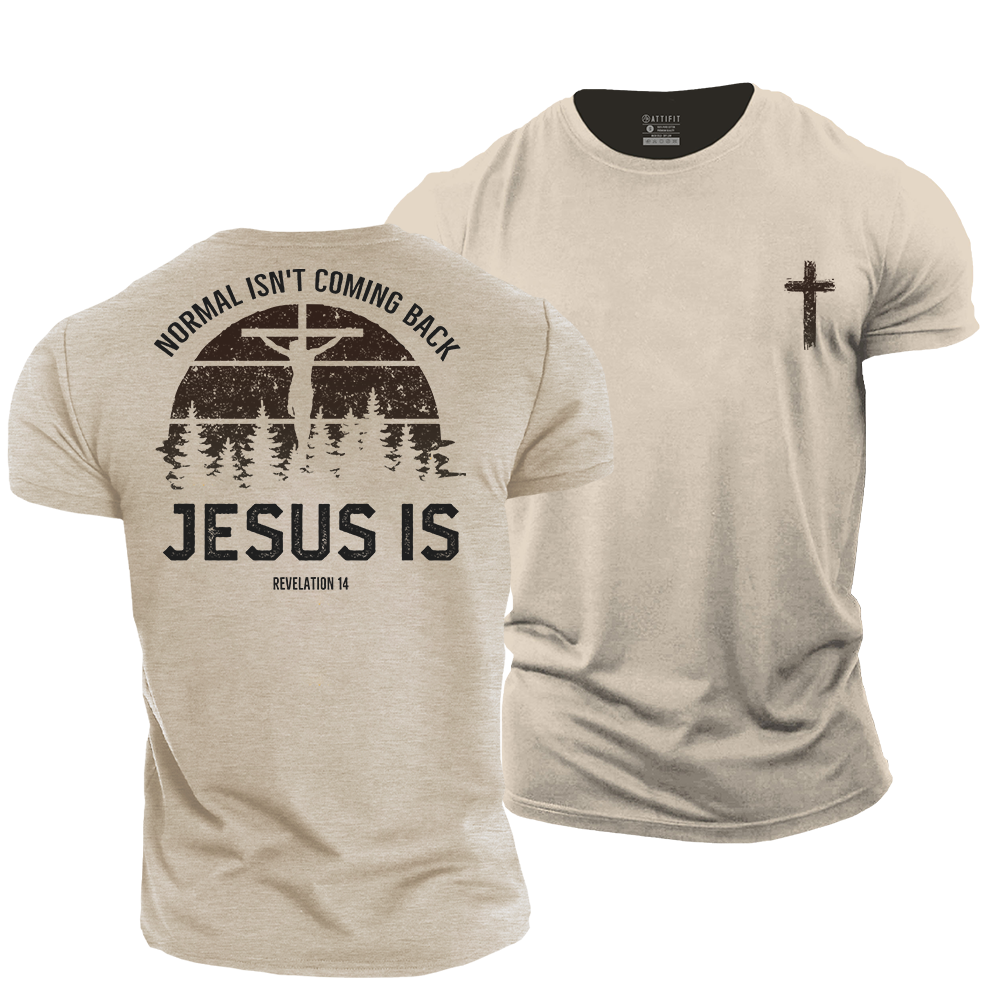 Normal Isn't Coming Back, Jesus Is Cotton T-Shirt