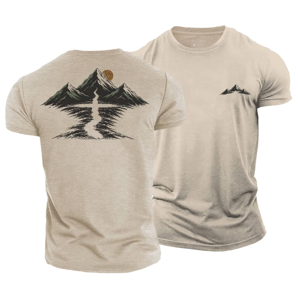 Mountain Of Faith Cotton T-Shirt