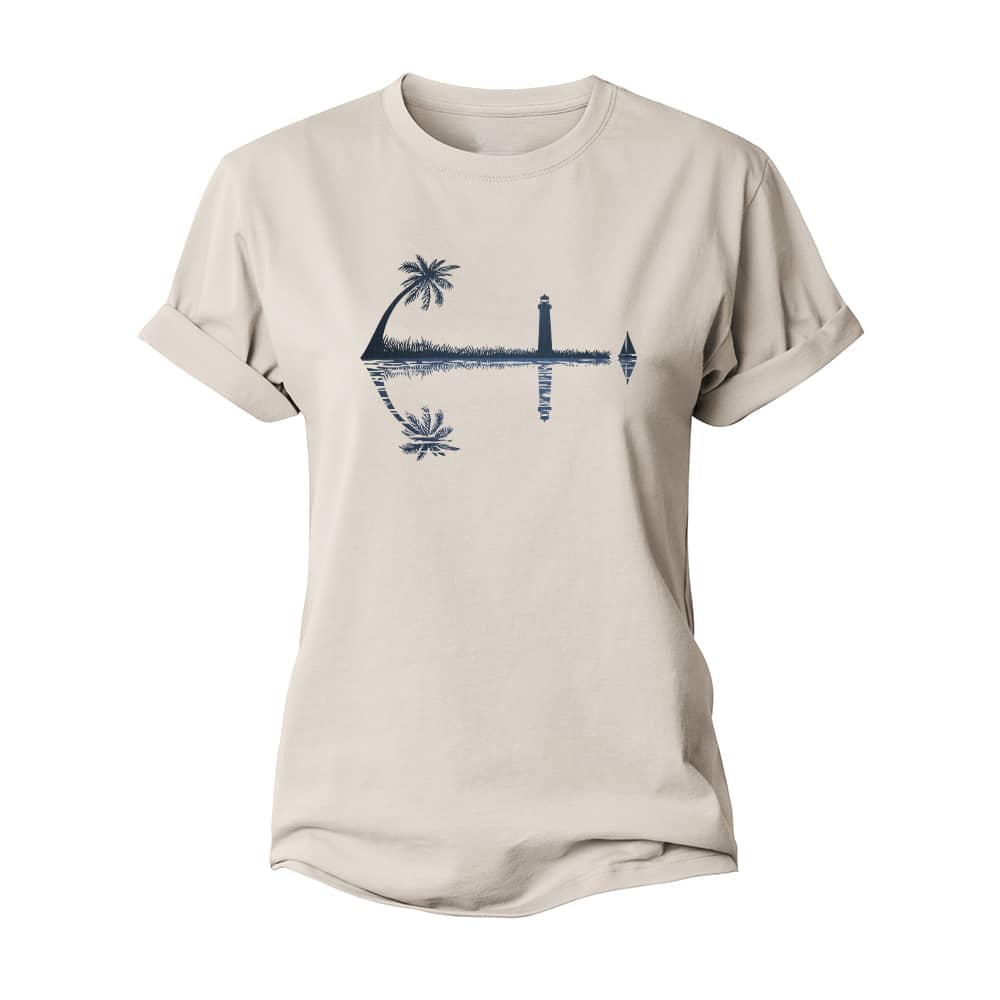 Palm Anchor Women's Cotton T-Shirt