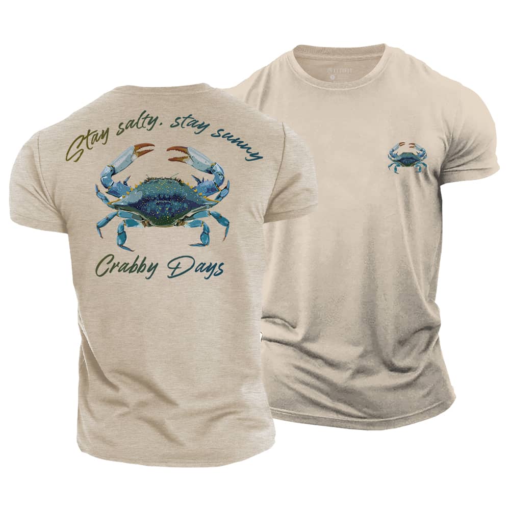Crabby Days Cotton T-Shirt