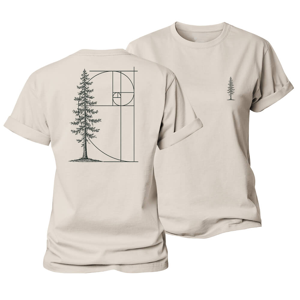 Golden Ratio Pine Women's Cotton T-Shirt