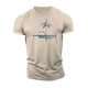 Blue Palm Cotton T-Shirt