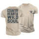 Country Heart Cotton T-Shirt
