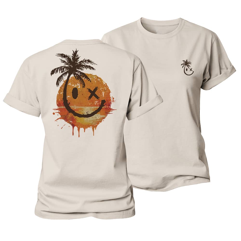Summer Smiley Women's Cotton T-Shirt