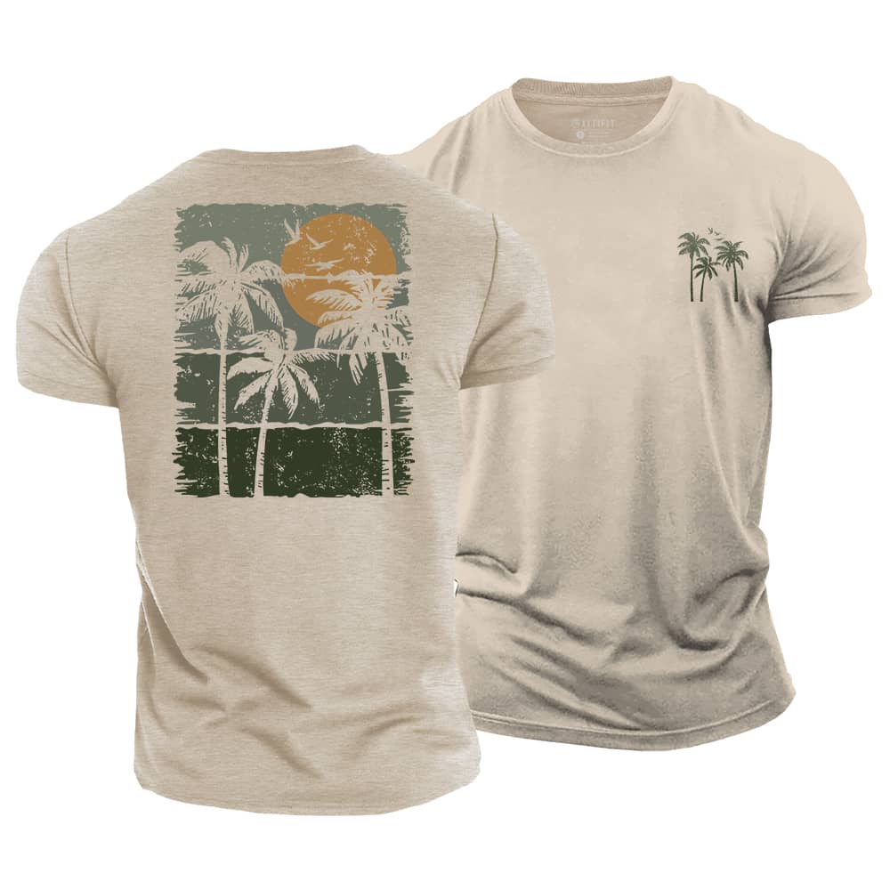 Fresh Palm Tree Cotton T-Shirt