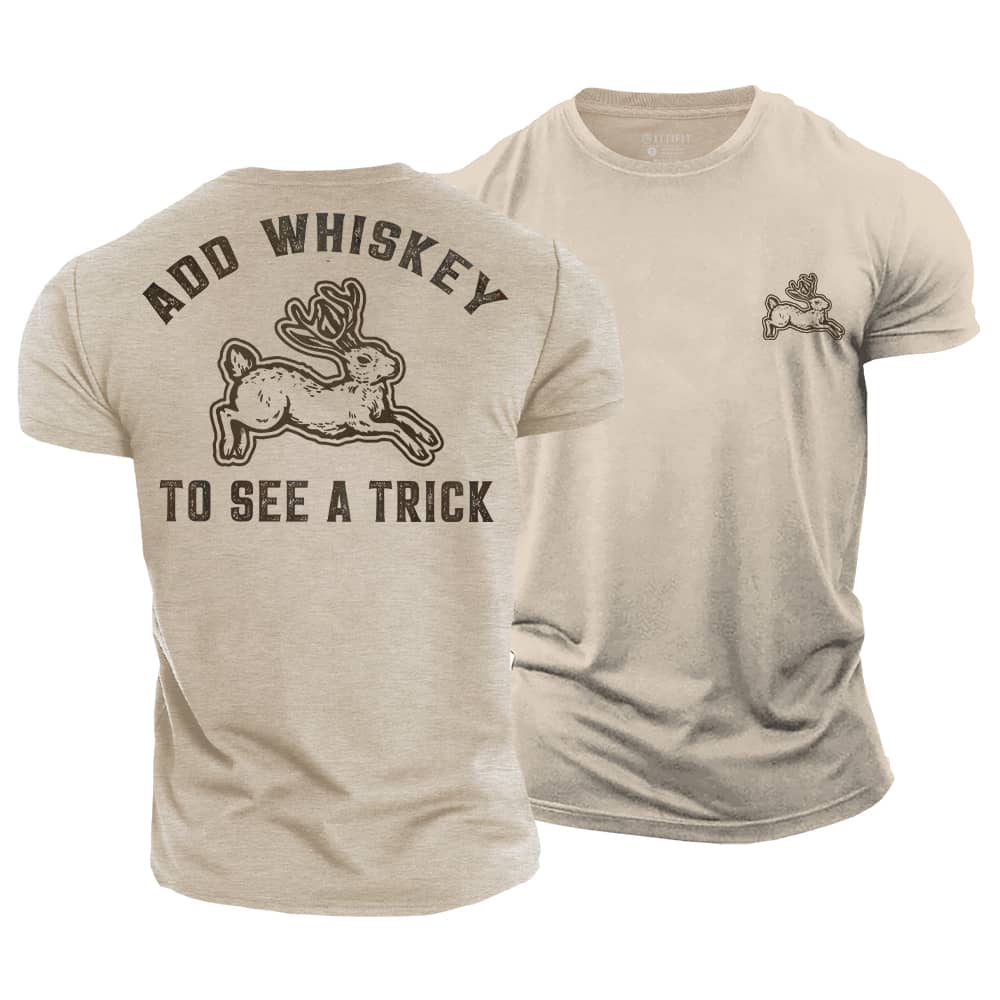 Whiskey Trick Cotton T-Shirt