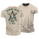Moose-mas Y'all Cotton T-Shirt