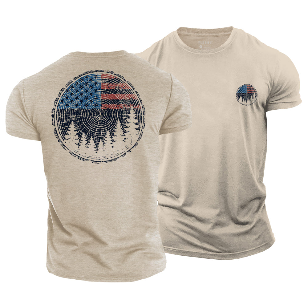 Rings of Freedom Cotton T-Shirt