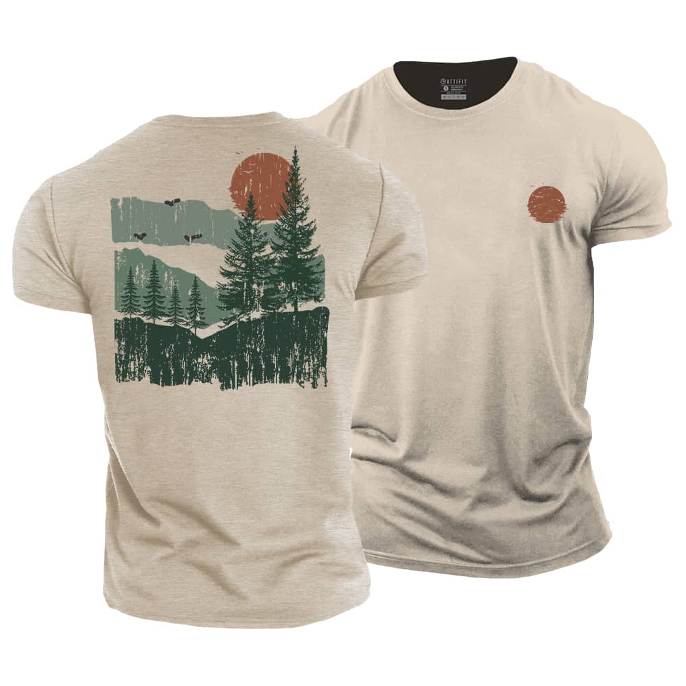 Mountain Dawn Cotton T-Shirt