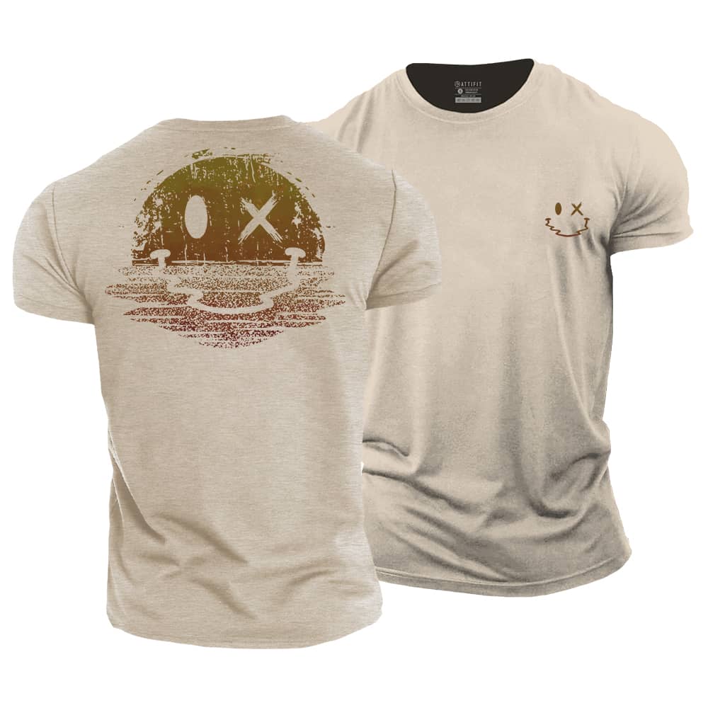 Smiley Reflection Cotton T-Shirt