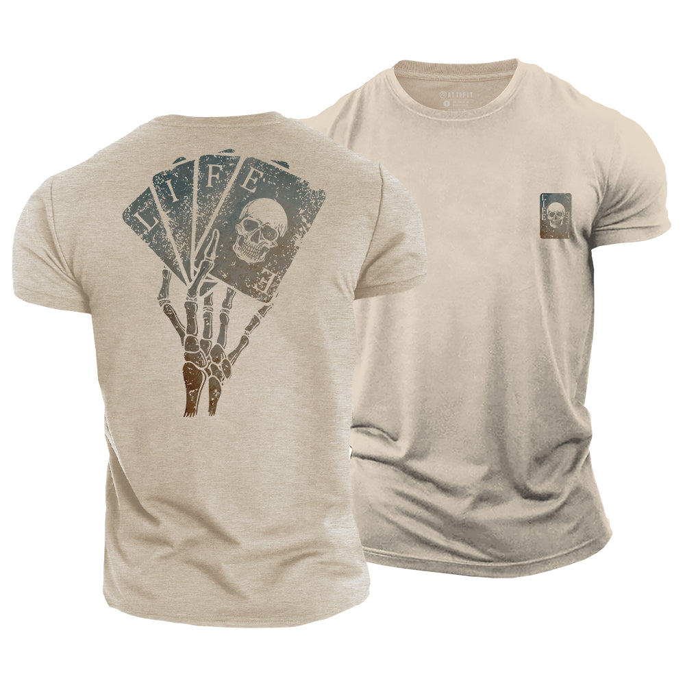 Life Poker Cotton T-Shirt
