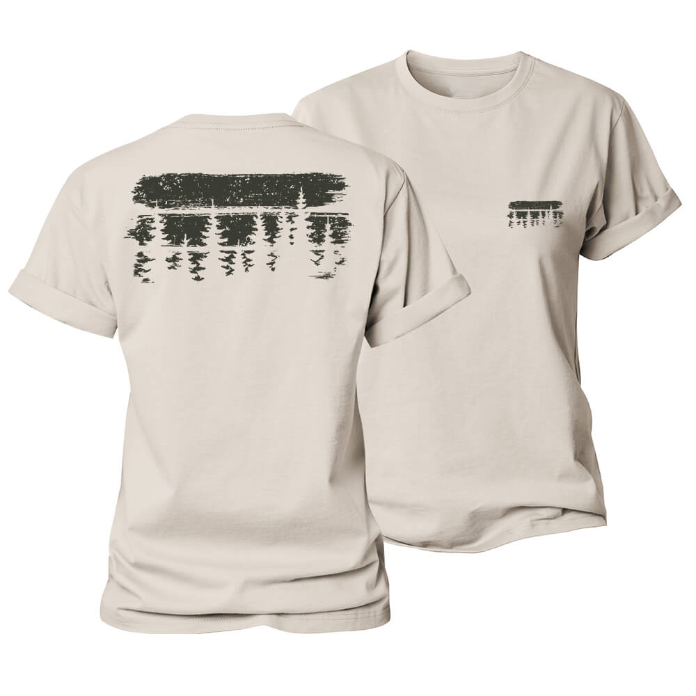 Green Forest Women's Cotton T-Shirt