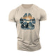 Paw Print Sunset Cotton T-Shirt