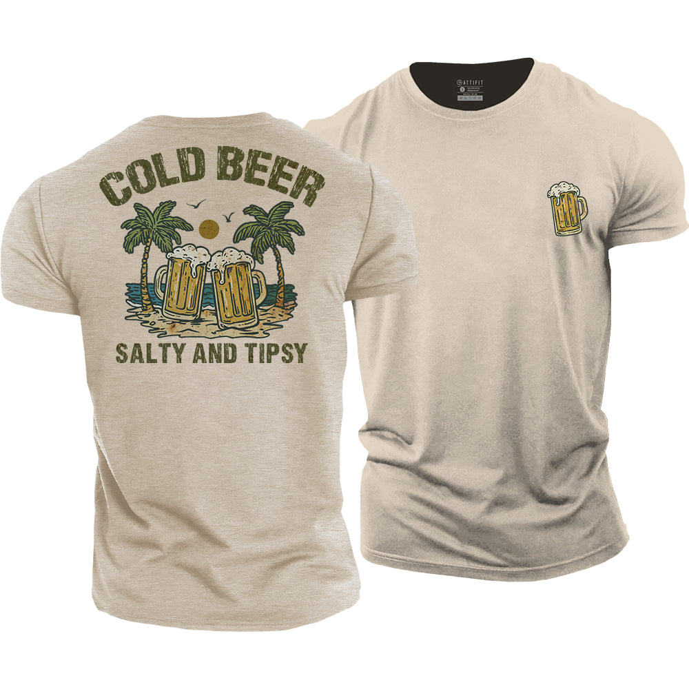 Salty And Tipsy Cotton T-Shirt