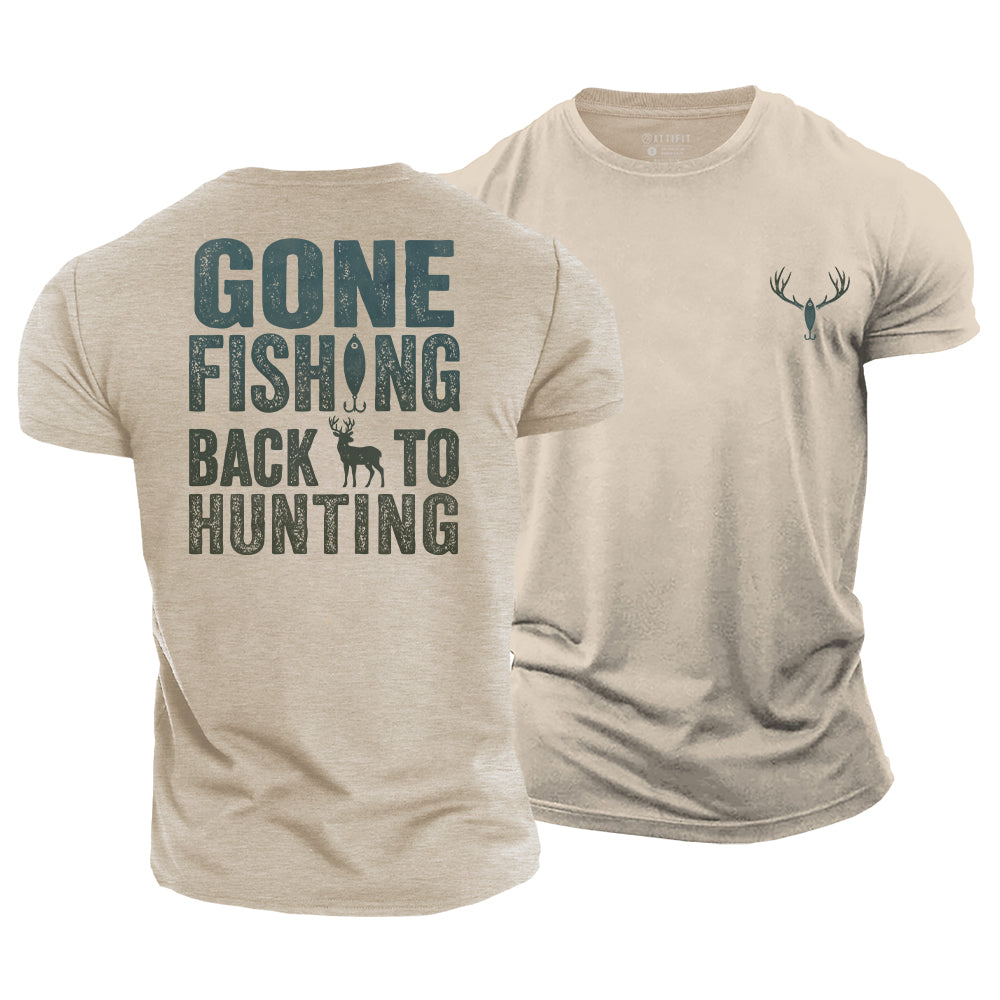 Back To Hunting Cotton T-Shirt