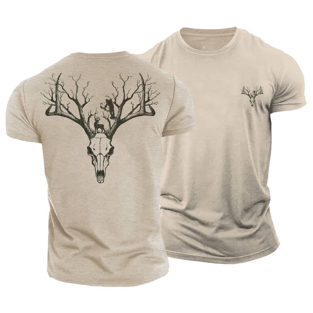 Hunt Deer Cotton T-Shirt